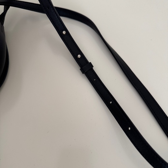 CUYANA Mini Saddle Bag Black Crossbody Leather - Picture 5 of 12